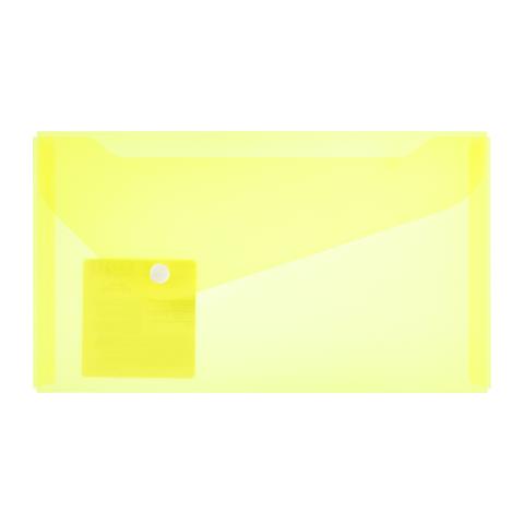 Папка - конверт на кнопке Trend NEON Travel EC211130109 желтая Папка - конверт на кнопке Trend NEON Travel EC211130109 желтая