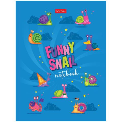 Блокнот-бизнес А6 80 л. Хатбер Забавные улитки 80ББ6В1_26084