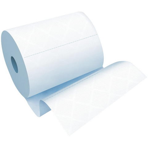 Полотенца бумажные в рулонах OfficeClean М1 1сл. 280м. белые 262647