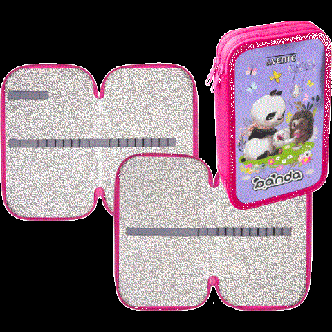 Пенал 2 секц. deVENTE 7012400 Teddy Bear прямоуг. на молнии Пенал 2 секц. deVENTE 7012400 Teddy Bear прямоуг. на молнии
