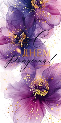 90001196 Конверт для денег С Днем рождения!