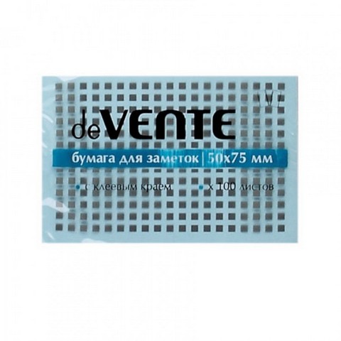 Стикеры 51х76 мм 100л. deVENTE 2010311 голубая Стикеры 51х76 мм 100л. deVENTE 2010311 голубая