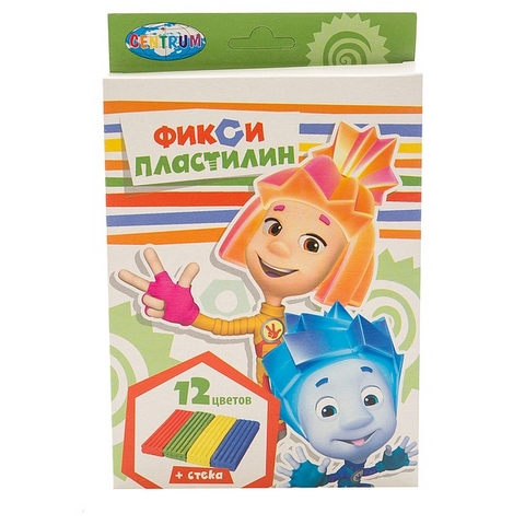 Пластилин 12 цв. Centrum Фиксики 86404 240 гр Пластилин 12 цв. Centrum Фиксики 86404 240 гр