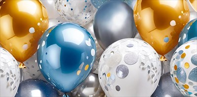 10000913 Конверт для денег Блестящие шары