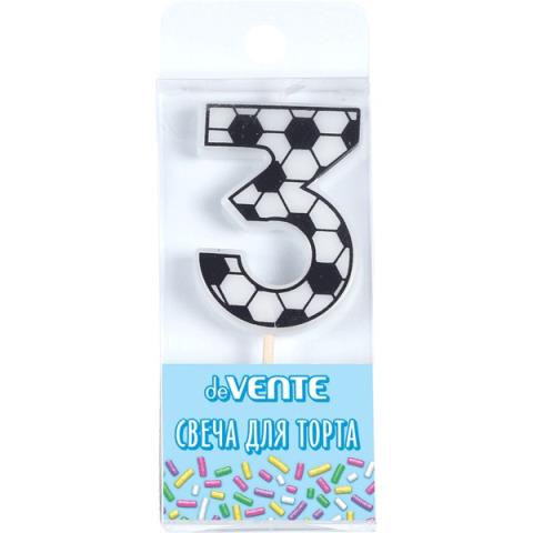 Свеча-цифра deVENTE 9060921 Футболист "3" Свеча-цифра deVENTE 9060921 Футболист "3"