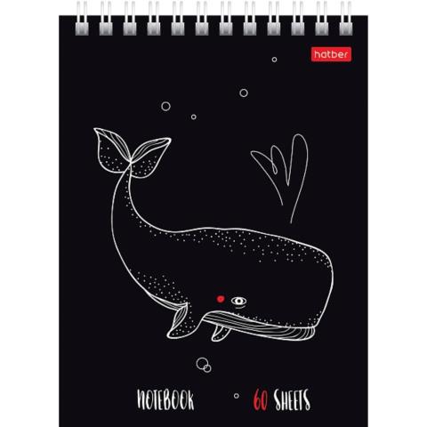 Блокнот 60 л. А6 (спираль) Хатбер Нескучные герои 60Б6В1гр