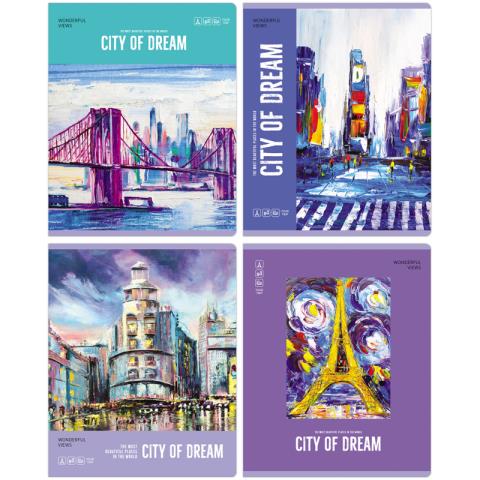Тетрадь 48 л. (линия) БиДжи City dream 11041 Тетрадь 48 л. (линия) БиДжи City dream 11041