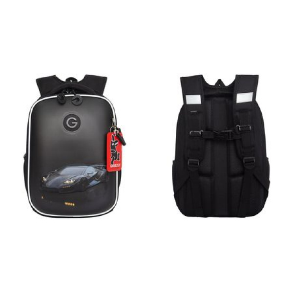 Рюкзак школьный Grizzly RAw-595-5 черный Рюкзак школьный Grizzly RAw-595-5 черный