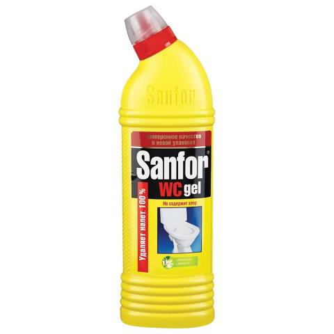 Средство для сантехники Sanfor WC 750 мл. Лимон Fresh гель 1550