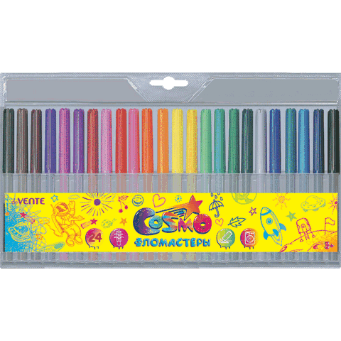 Фломастер 24 цв. deVENTE Cosmo вент. колпачок 5083310