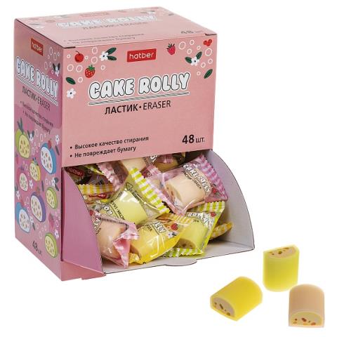 Ластик Hatber ER_083266 Cake Rolly/Рулетики Ластик Hatber ER_083266 Cake Rolly/Рулетики