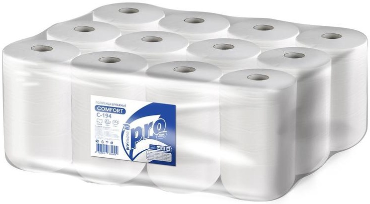 Полотенца бумажные д/держ. Protissue ЦВ 1сл.120м С194