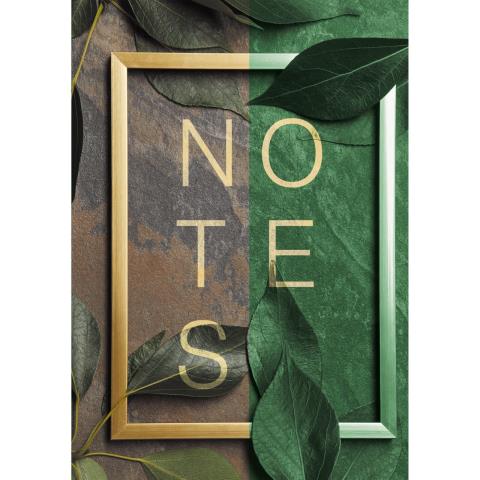 Книга для записей А5 К-Э КЗЛ51603693 Зеленые мотивы