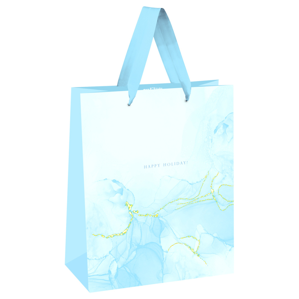 Пакет подарочный MESHU Marble pattern 26х32х12см MS_66183