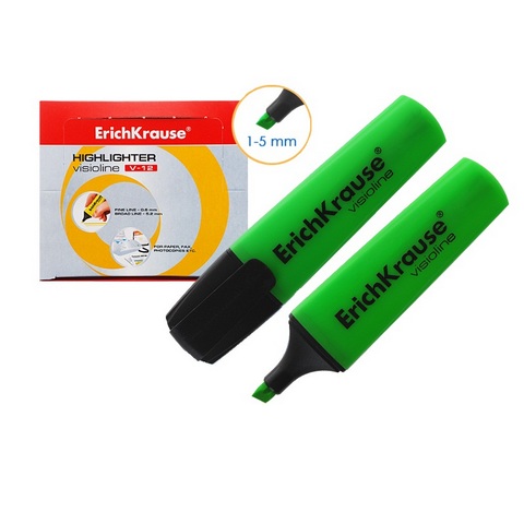 Маркер-текстовыд. V-12 зеленый плоск 32497