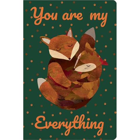 Блокнот-бизнес А6 96 л. Sweety Лисички 3169 тв. обл.