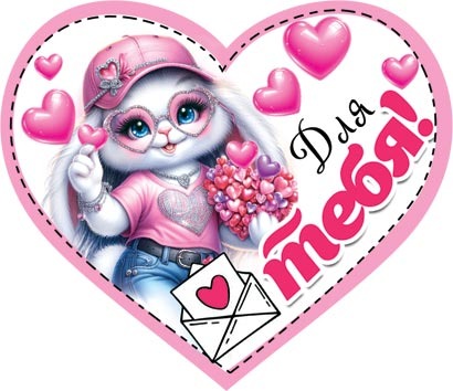 2-79-14398 Для тебя! 73x64мм