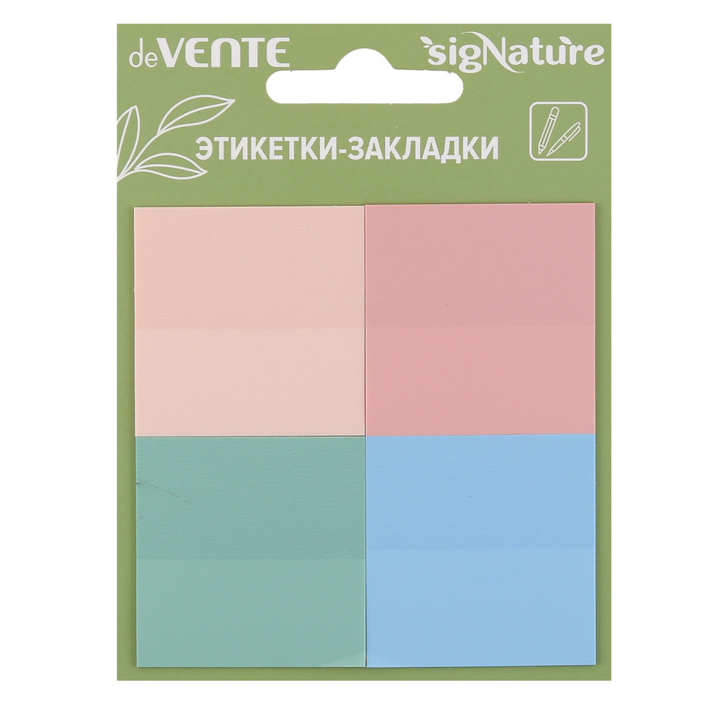 Стикеры - индексы deVente sigNATURE 38х38 неон 4х20л. 2011501
