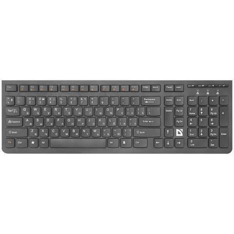 Клавиатура Defender UltraMate SM-535 черный 45535 Клавиатура Defender UltraMate SM-535 черный 45535