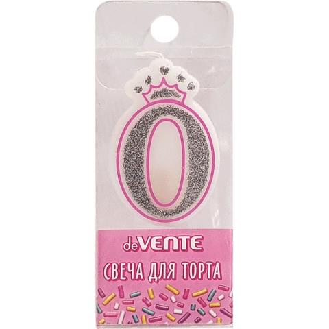 Свеча-цифра deVENTE 9060900 Розовая принцесса "0" Свеча-цифра deVENTE 9060900 Розовая принцесса "0"