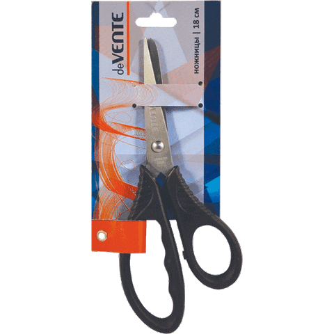 Ножницы 18 см  deVENTE 4091704 черные