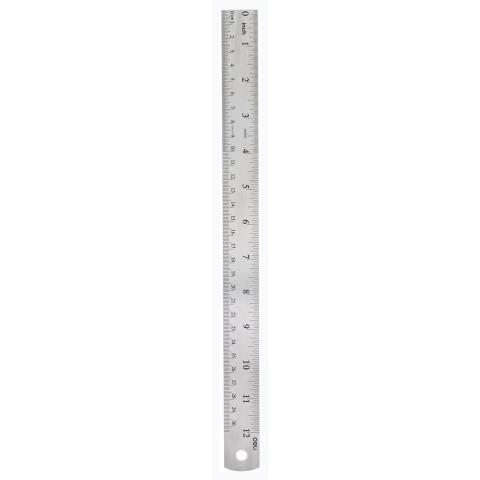 Линейка стальная 30 см. Deli Essential Metal 8463 Линейка стальная 30 см. Deli Essential Metal 8463