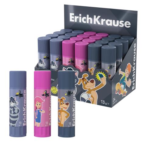 Клей-карандаш 13 гр. ERICH KRAUSE EasyStick Простоквашино 60499 Клей-карандаш 13 гр. ERICH KRAUSE EasyStick Простоквашино 60499