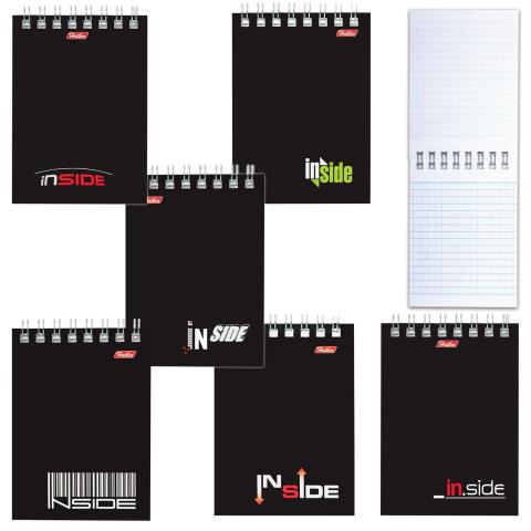 Блокнот А7 40 л.(спираль) Хатбер INSIDE 40Б7В1гр_01622