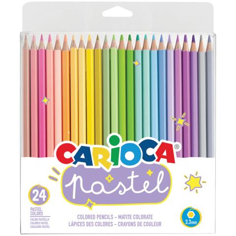Карандаши цв. 24 цв. Carioca Pastel 43310 Карандаши цв. 24 цв. Carioca Pastel 43310