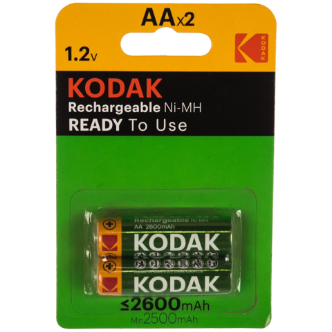 Аккумулятор НR06-2BL Kodak KAAHR-2/2600mAh NiMH 2шт Аккумулятор НR06-2BL Kodak KAAHR-2/2600mAh NiMH 2шт