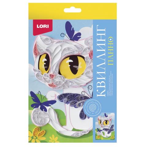 Квиллинг панно "Кошечка" Квл-039