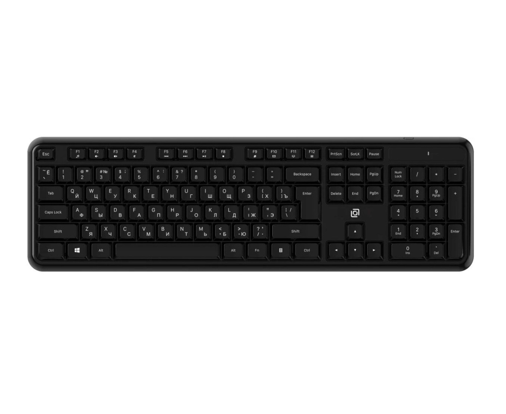 Клавиатура Оклик K888W черный USB беспроводная Multimedia