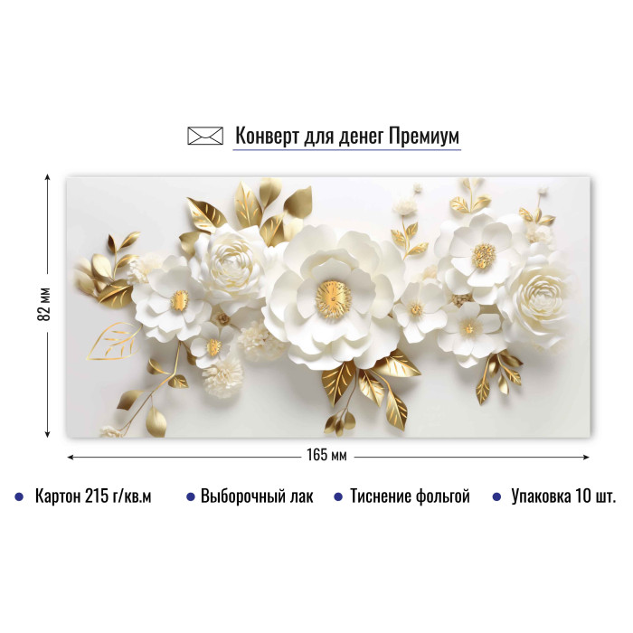 9841 Конверт для денег без надписи