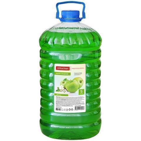 Мыло жидкое OfficeClean Яблоко 5 л. ПЭТ 247028/П Мыло жидкое OfficeClean Яблоко 5 л. ПЭТ 247028/П