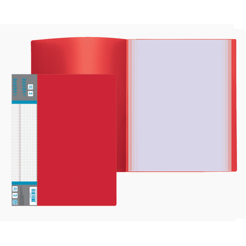 Папка с 30 карманами deVente 3102405 красная