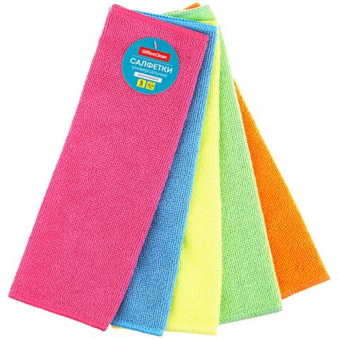 Салфетка OfficeClean 30х30 микрофибра 5 шт. 304811 Салфетка OfficeClean 30х30 микрофибра 5 шт. 304811