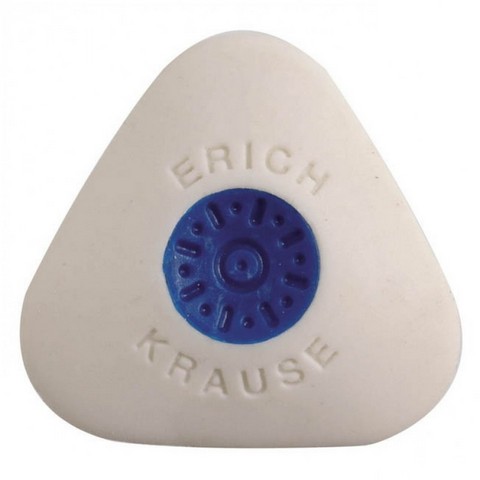 Ластик ErichKrause Mini Triangle держателем 45552 Ластик ErichKrause Mini Triangle держателем 45552