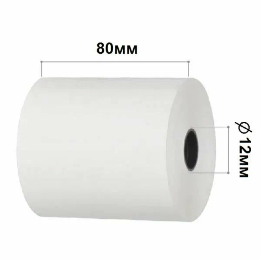 Чековая лента 80х12 60 м термо 1586