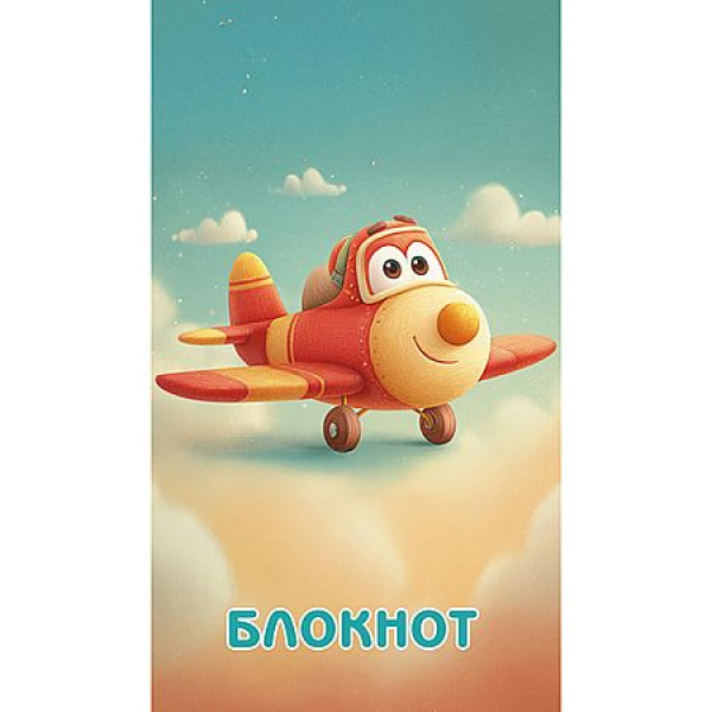 Блокнот А7 16 л. Самолетик С1550-164