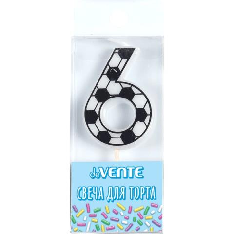 Свеча-цифра deVENTE 9060924 Футболист "6" Свеча-цифра deVENTE 9060924 Футболист "6"