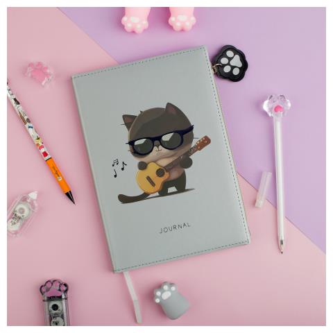Ежедневник А5 136 л. MESHU Сat melody MS_53626 Ежедневник А5 136 л. MESHU Сat melody MS_53626