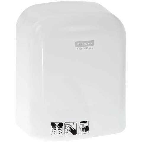 Электросушитель для рук OfficeClean 1650Вт сенсорный белый 314589