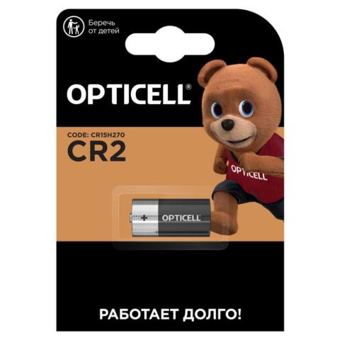 Батарейка CR2 Opticell 3V 1BL 1 шт. Батарейка CR2 Opticell 3V 1BL 1 шт.