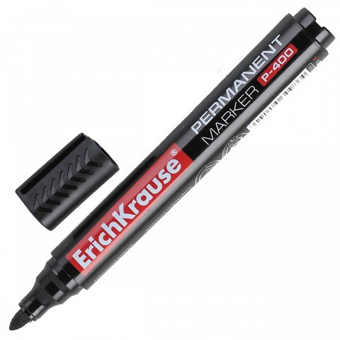 Маркер перман. EK 2мм P400 черный 30986 