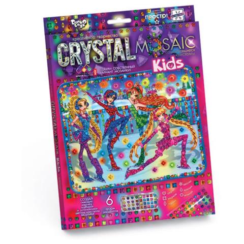 Аппликация -картина из кристалов  Danko toys Crystal Mosaic Kids Танцы CRMk-01-02