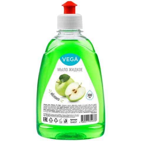 Мыло жидкое 300 мл. Vega Яблоко пуш-пул 314217 Мыло жидкое 300 мл. Vega Яблоко пуш-пул 314217