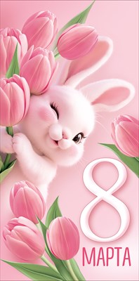 30001727 Конверт для денег 8 Марта