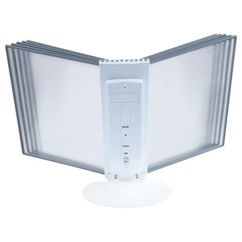 Демо-система настольная 10 панелей OfficeSpace серая 359494