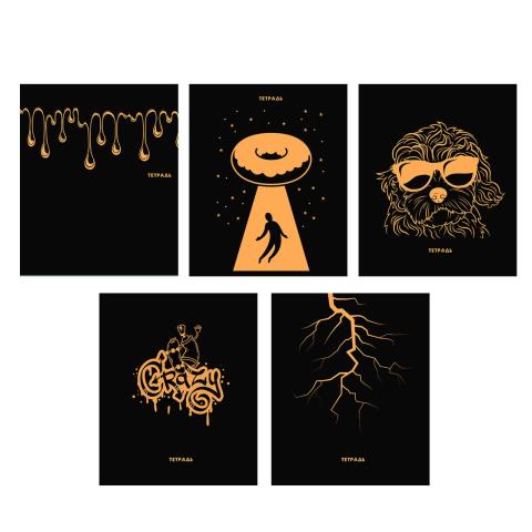 Тетрадь 48 л. (клетка) К-Э TOTAL BLACK.Street art ТК488472 Тетрадь 48 л. (клетка) К-Э TOTAL BLACK.Street art ТК488472