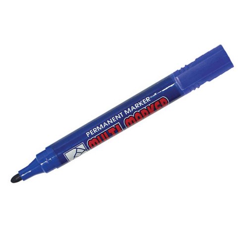 Маркер перман. Multi Marker СРМ-800 3 мм синий CROWN Маркер перман. Multi Marker СРМ-800 3 мм синий CROWN
